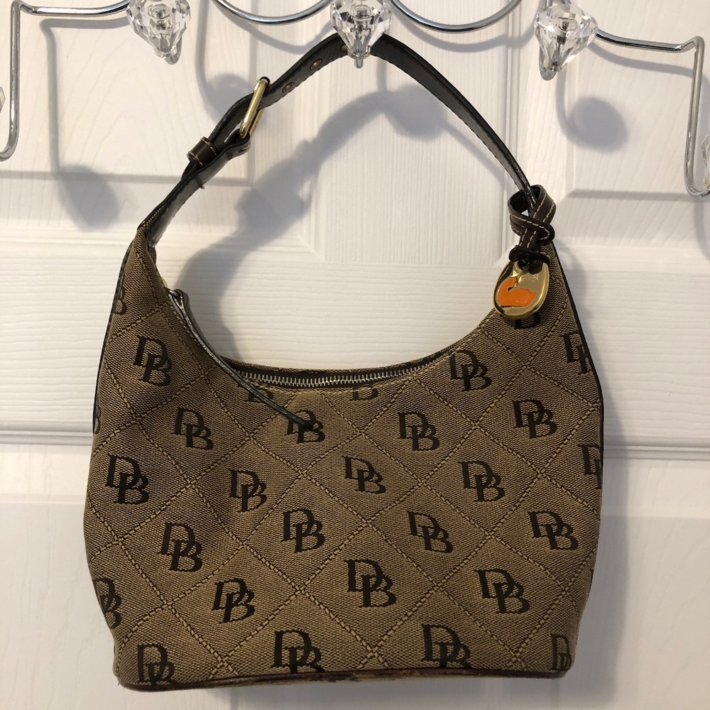 Dooney & Bourke small bucket purse, brown